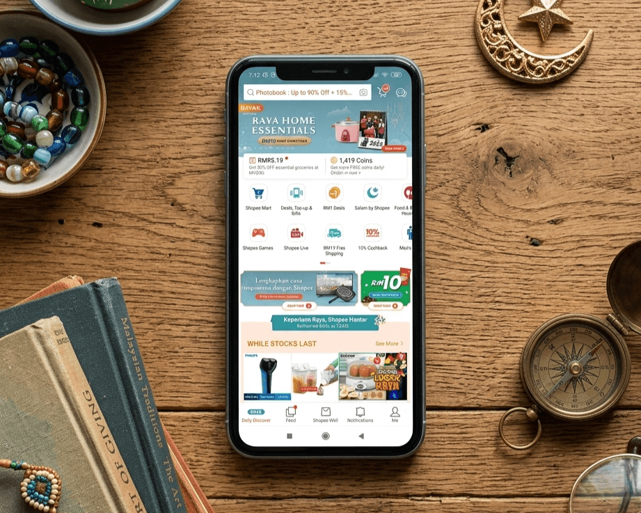 Usahawan PKS Menggunakan Shopee
